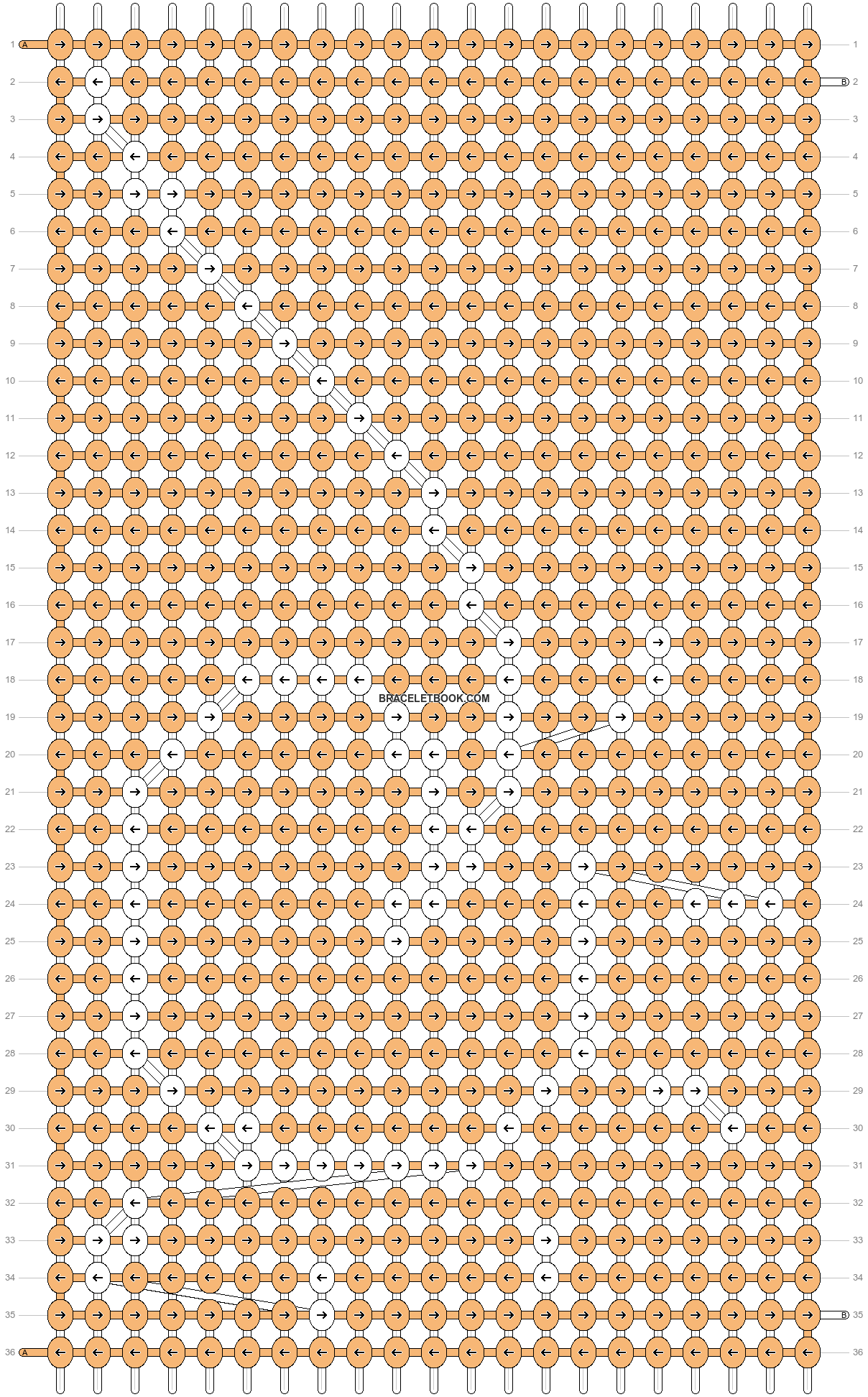Alpha pattern #65002 pattern