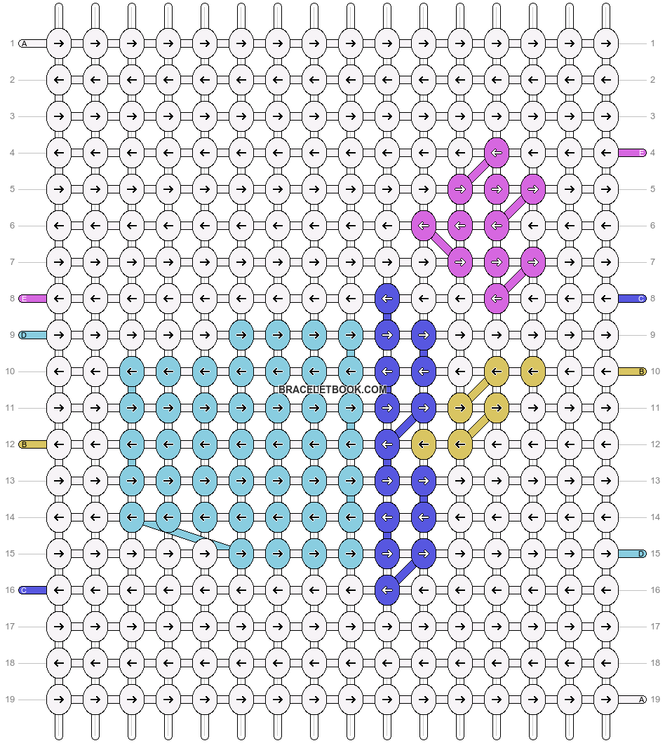 Alpha pattern #66052 | BraceletBook