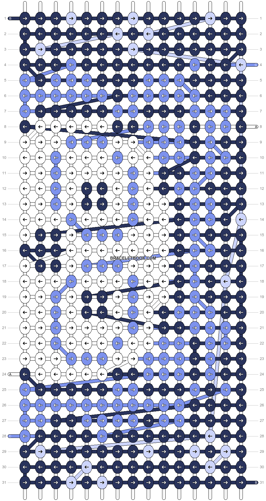 Alpha pattern #68752 | BraceletBook