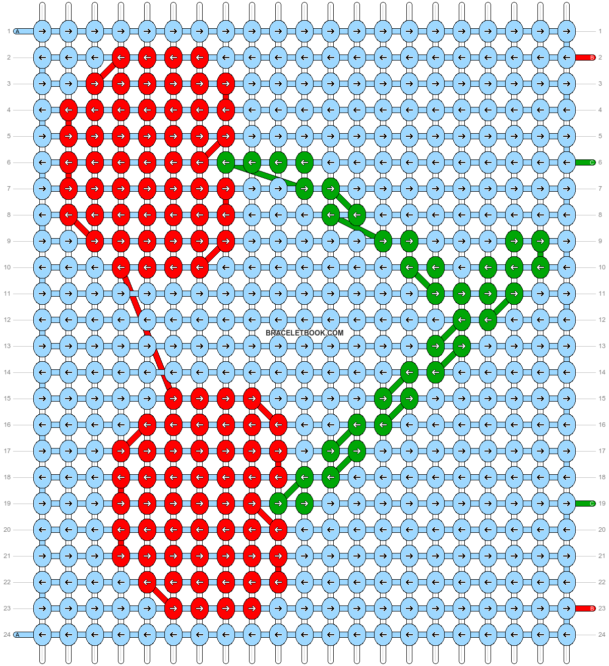 Alpha pattern #73016 pattern