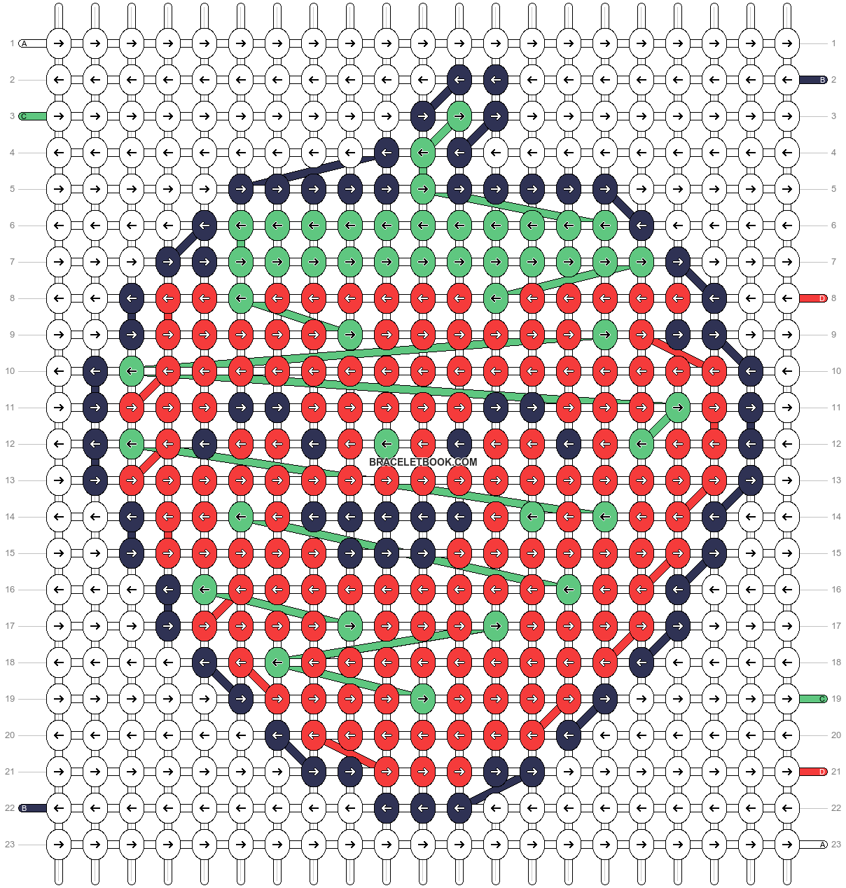 Alpha pattern #73402 pattern