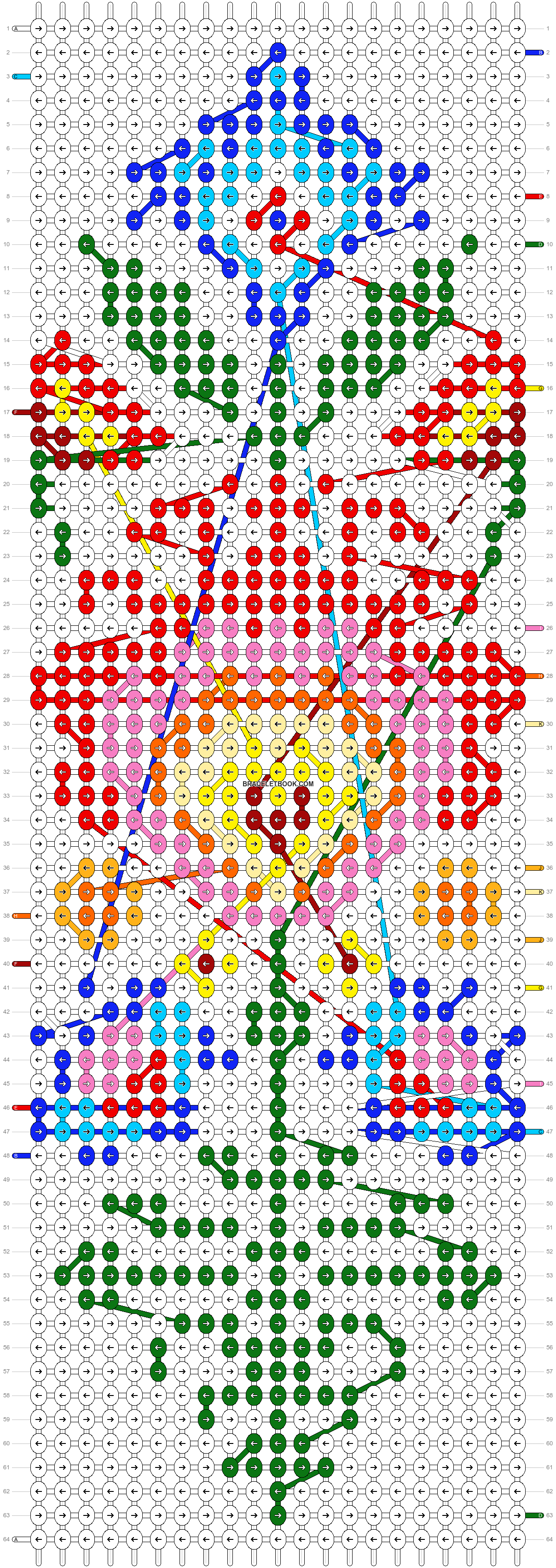Alpha pattern #73903 | BraceletBook