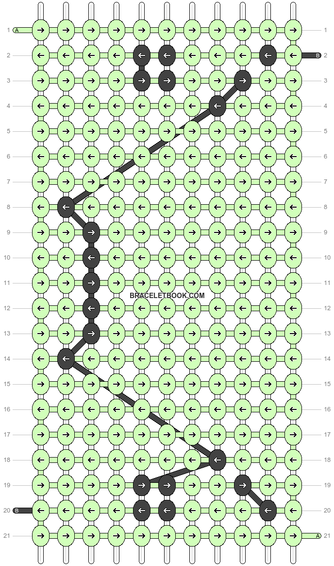Alpha pattern #74458 pattern