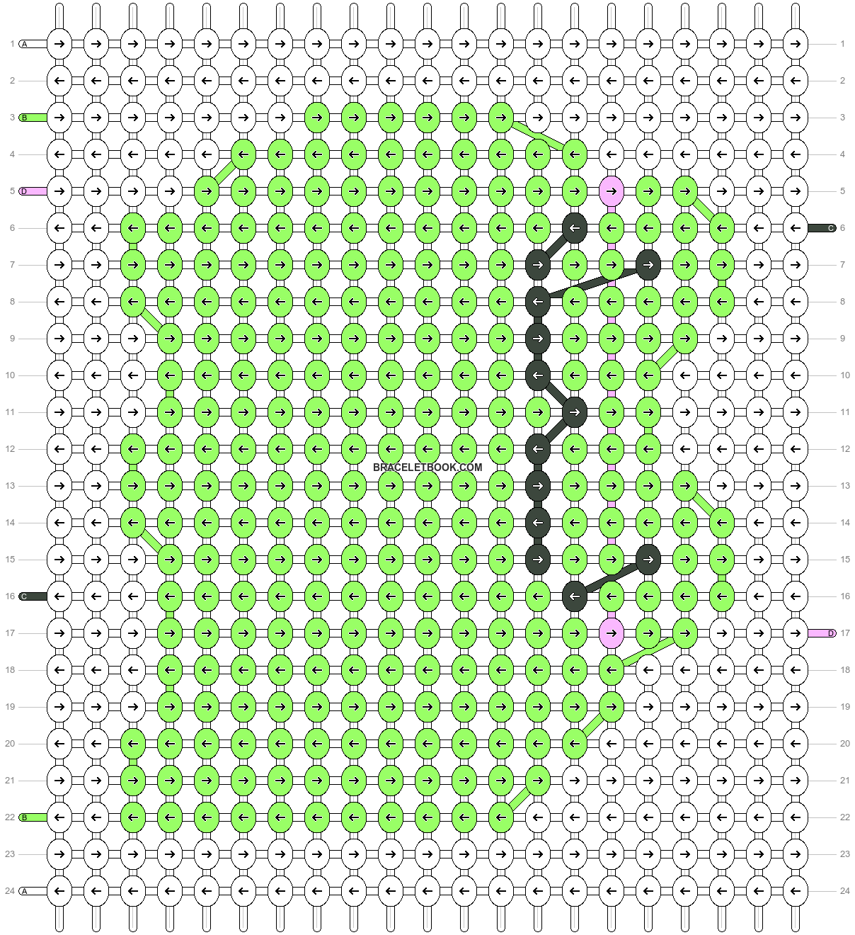Alpha pattern #75201 pattern
