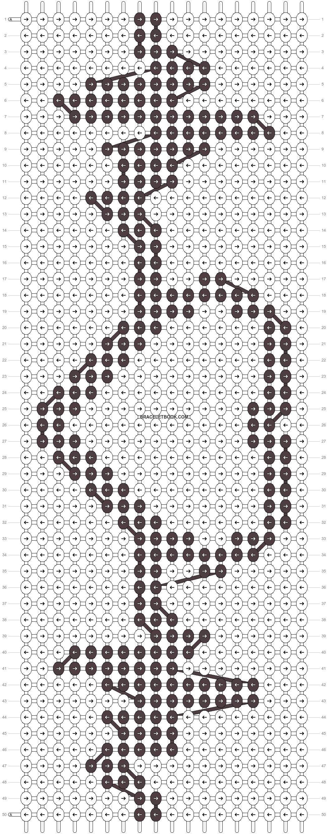 Alpha pattern #77316 | BraceletBook
