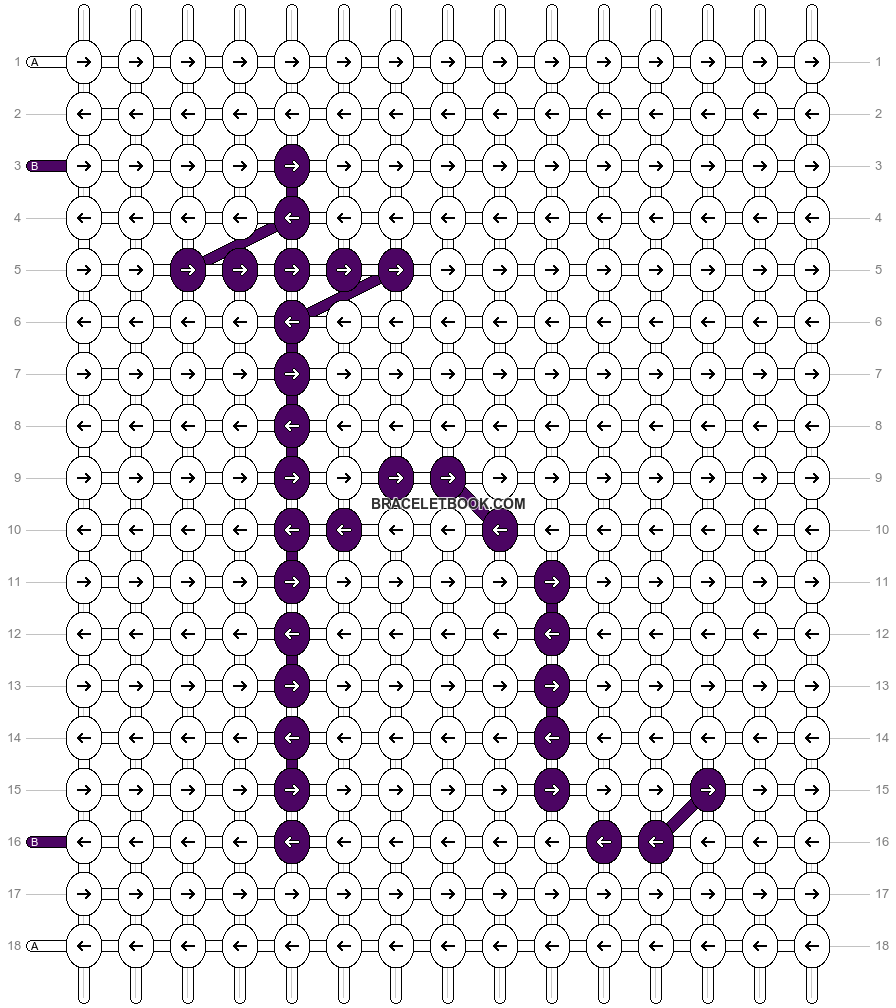 Alpha pattern #85102 pattern
