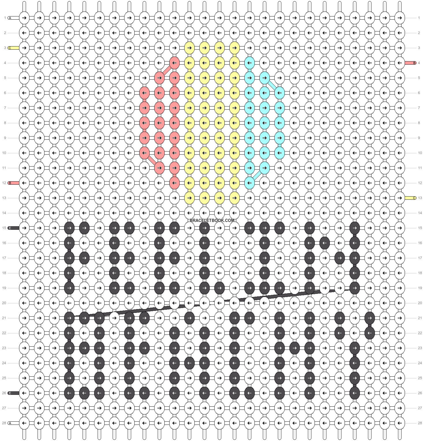 Alpha pattern #86001 pattern