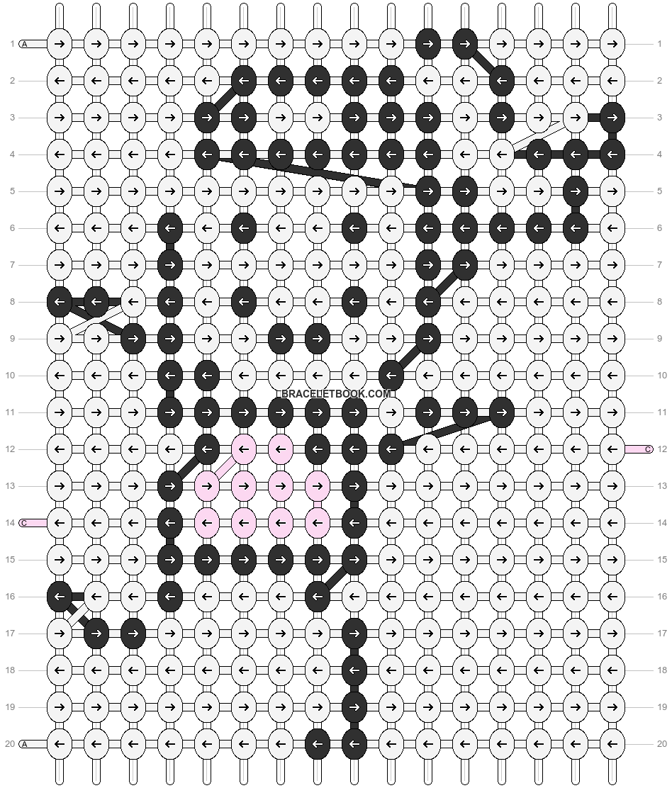 Alpha pattern #89019 pattern