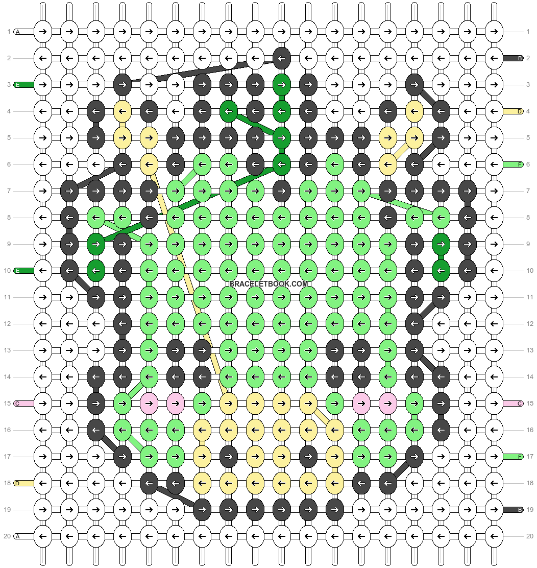 Alpha pattern #94107 pattern