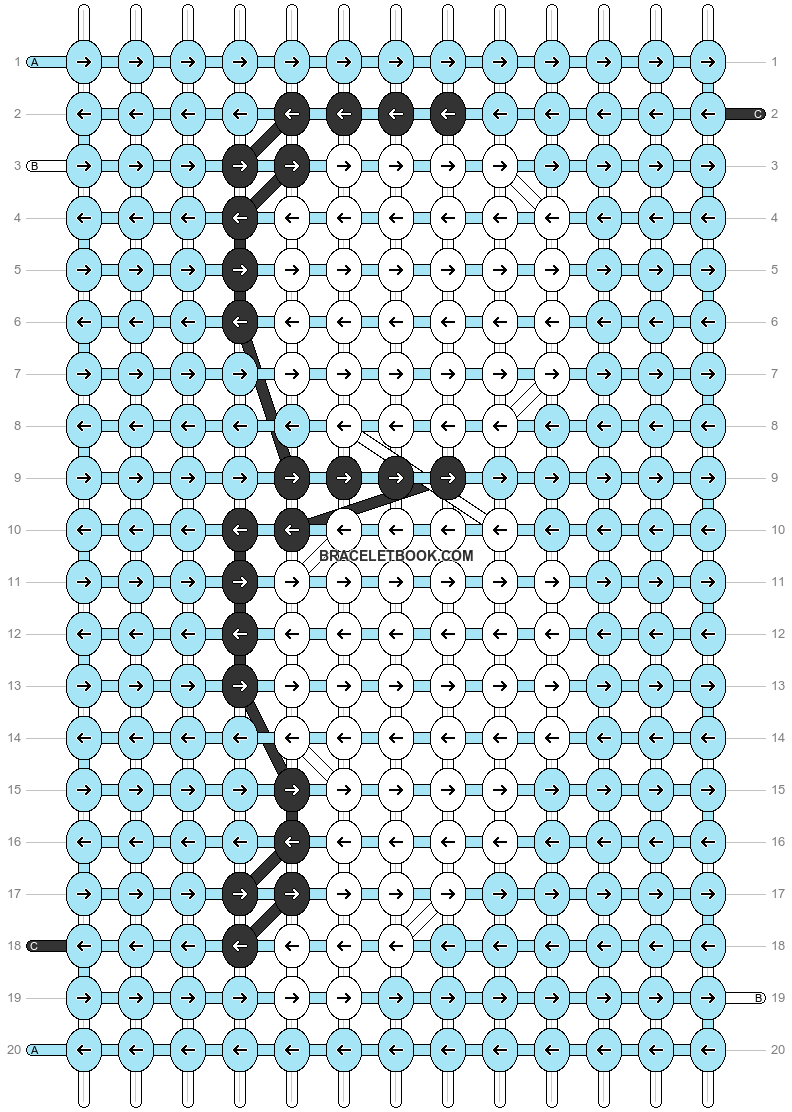 Alpha pattern #97101 pattern