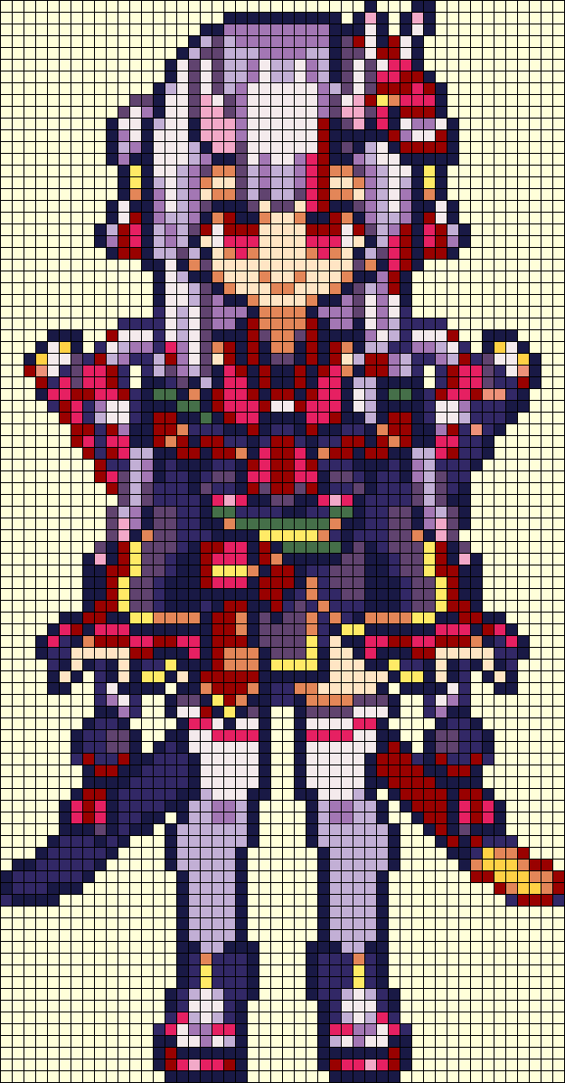 Alpha pattern #93152  Pixel art, Pixel art grid, Anime pixel art