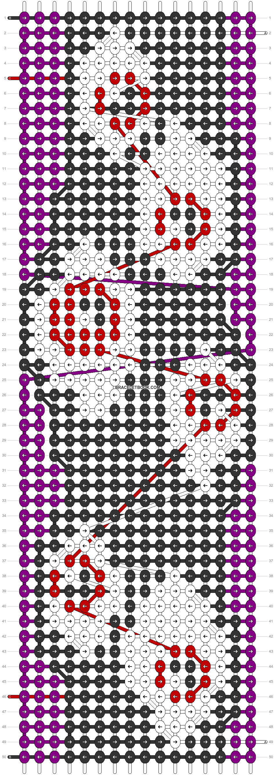 Alpha pattern #105844 | BraceletBook