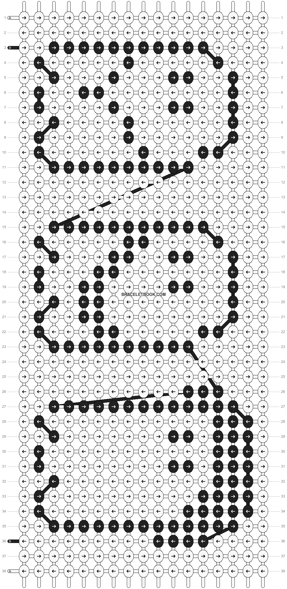 Alpha pattern #110608 pattern