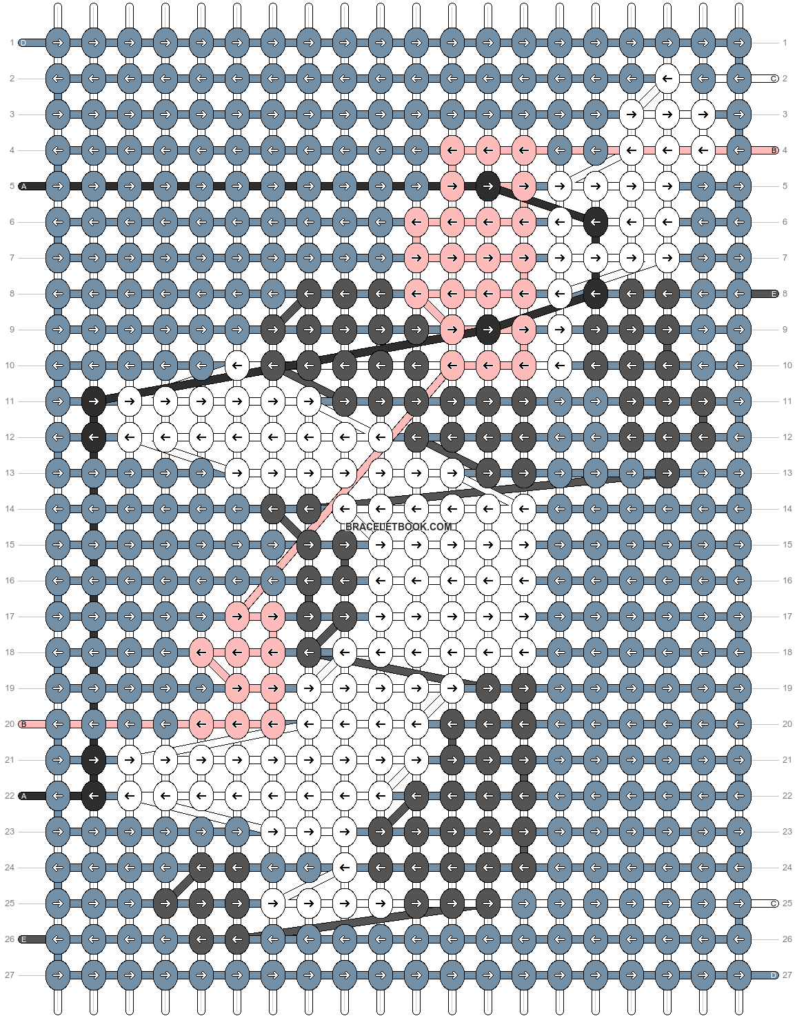Alpha pattern #111104 | BraceletBook