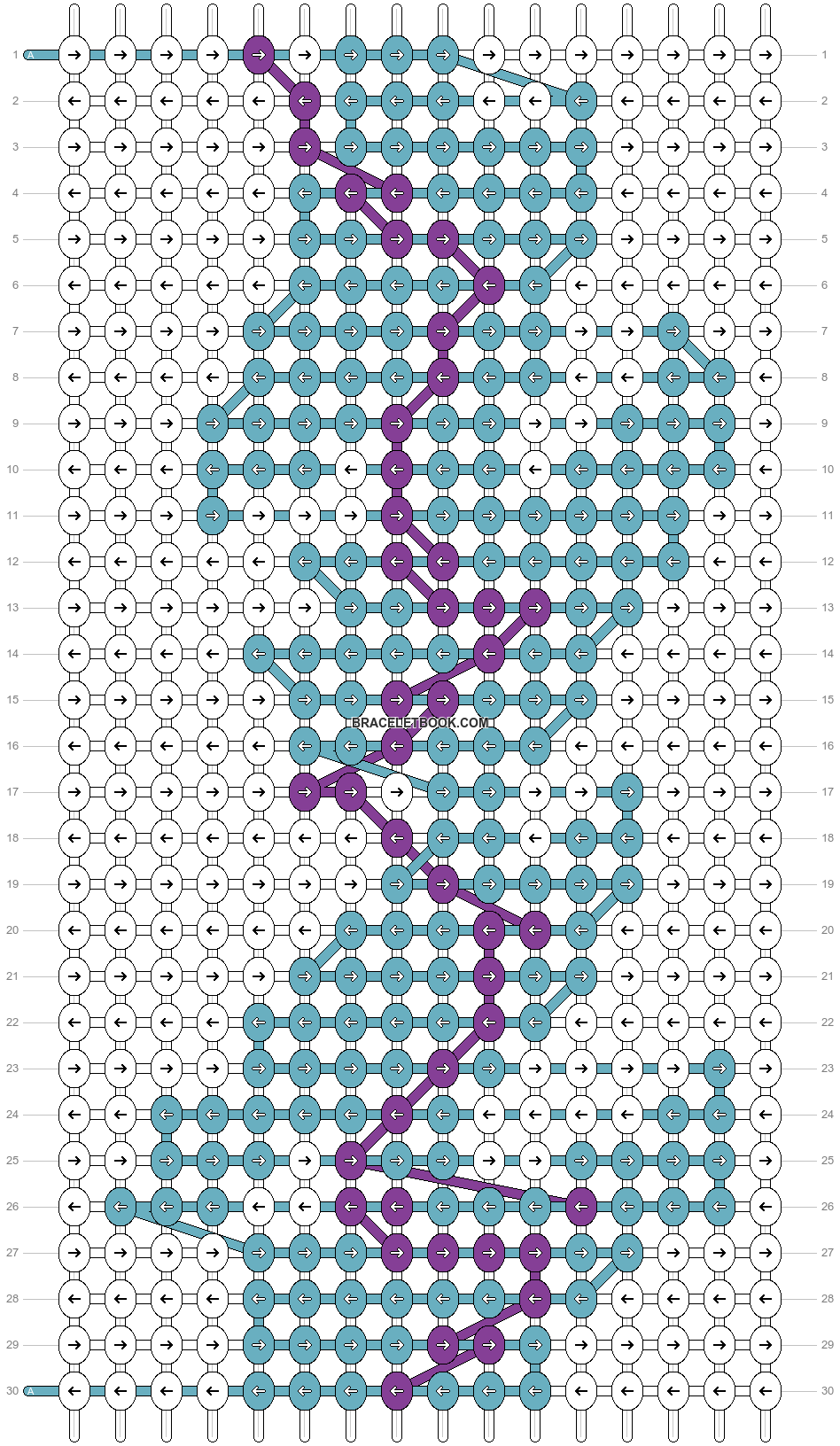 Alpha pattern #111968 | BraceletBook