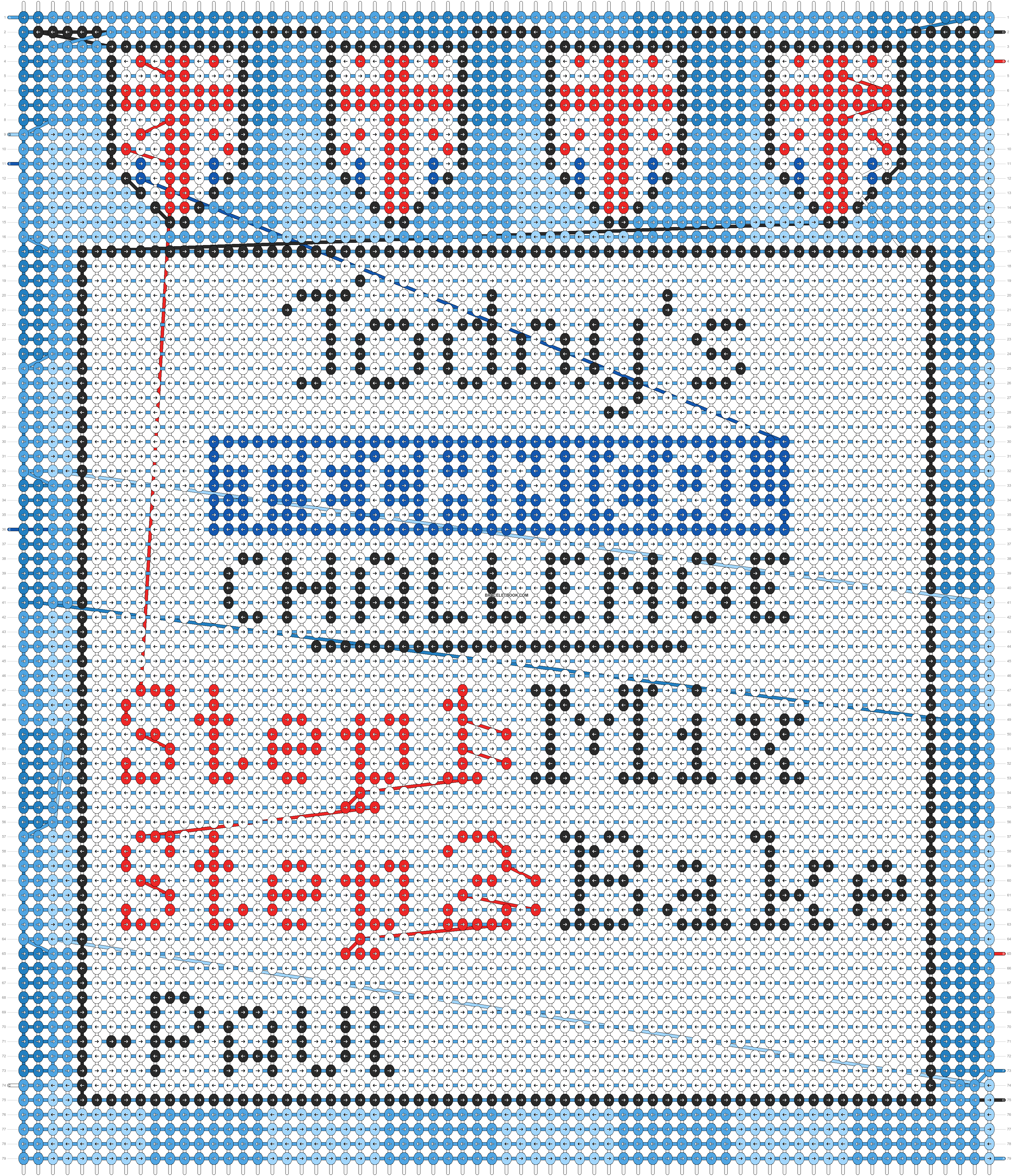 Alpha Pattern 136987 BraceletBook