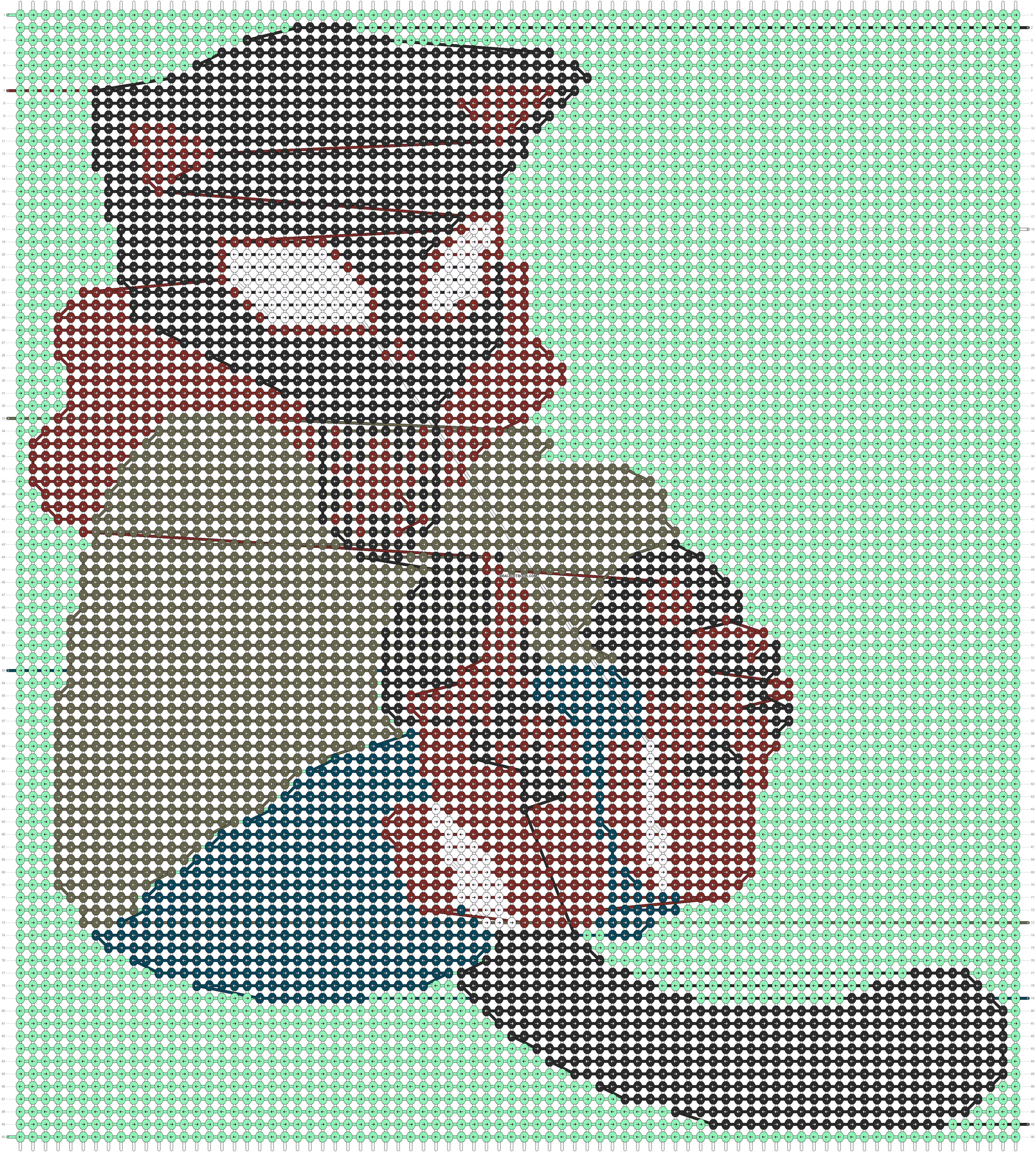 Alpha Pattern 152247 BraceletBook