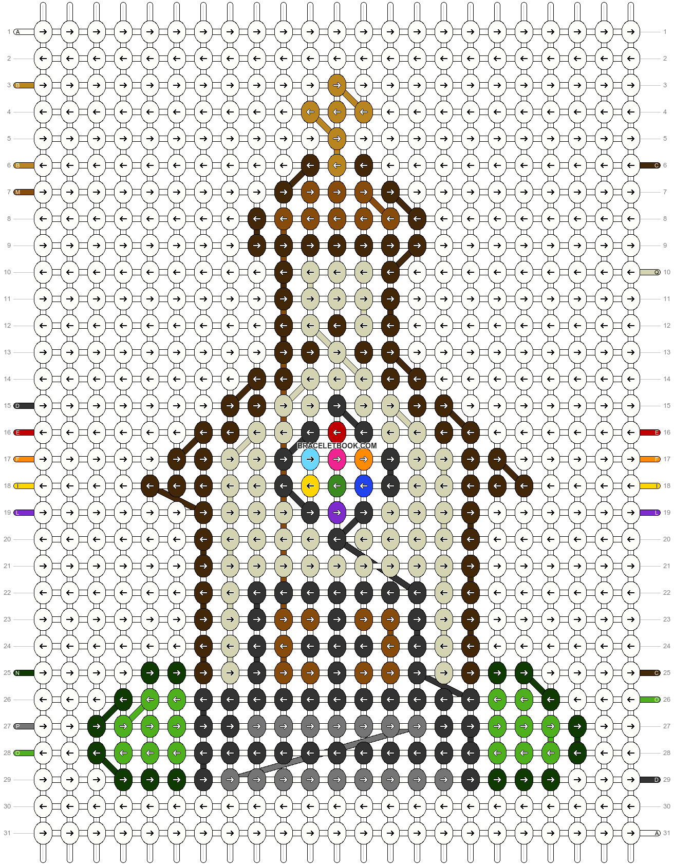 Alpha Pattern 153950 BraceletBook