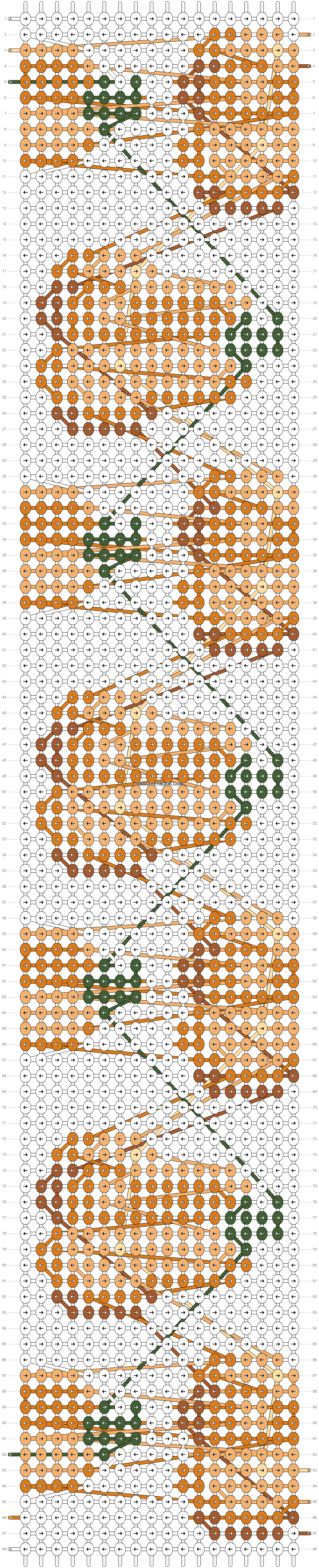 Alpha pattern #157084 | BraceletBook