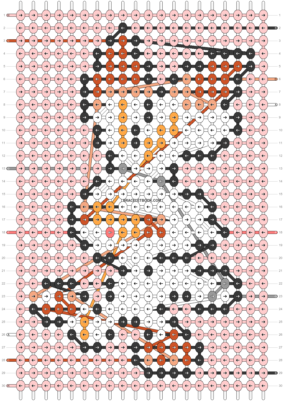 Alpha Pattern 159282 BraceletBook