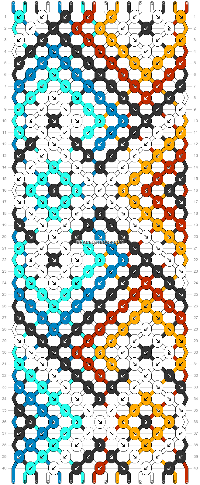 Alpha pattern #22056 | BraceletBook