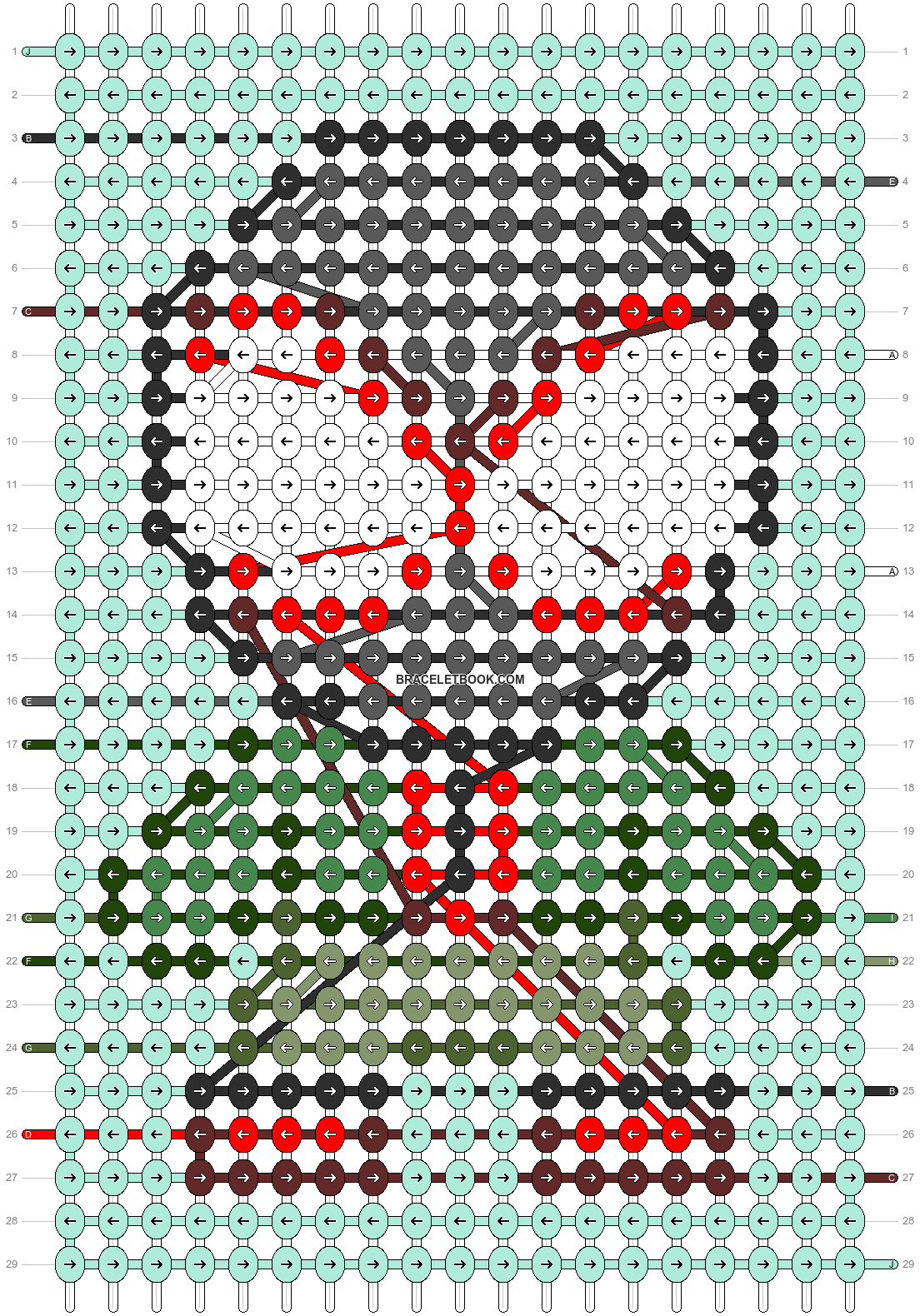 Alpha Pattern 161919 BraceletBook