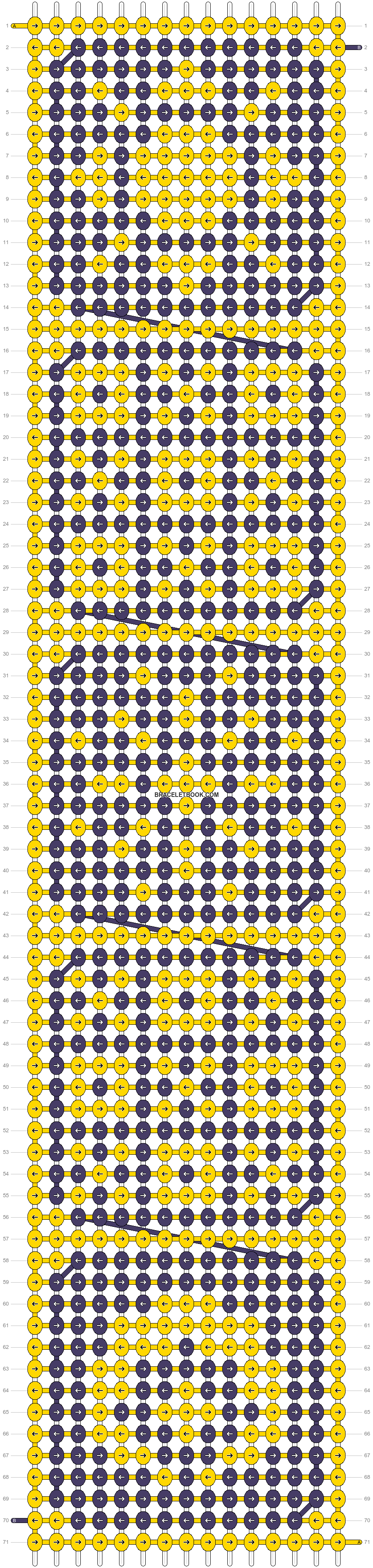 Alpha pattern #164383 | BraceletBook