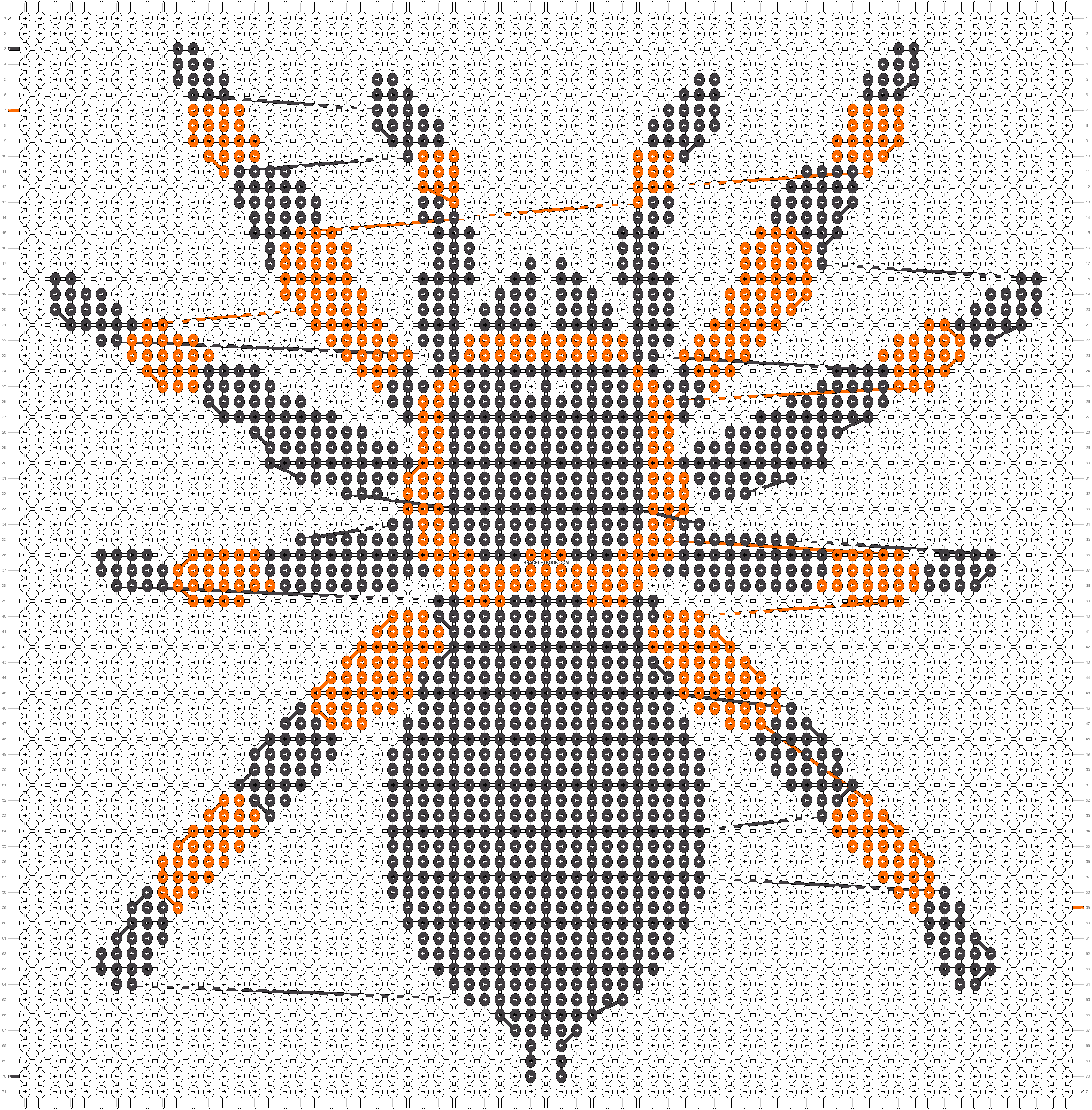 Alpha pattern #166946 | BraceletBook