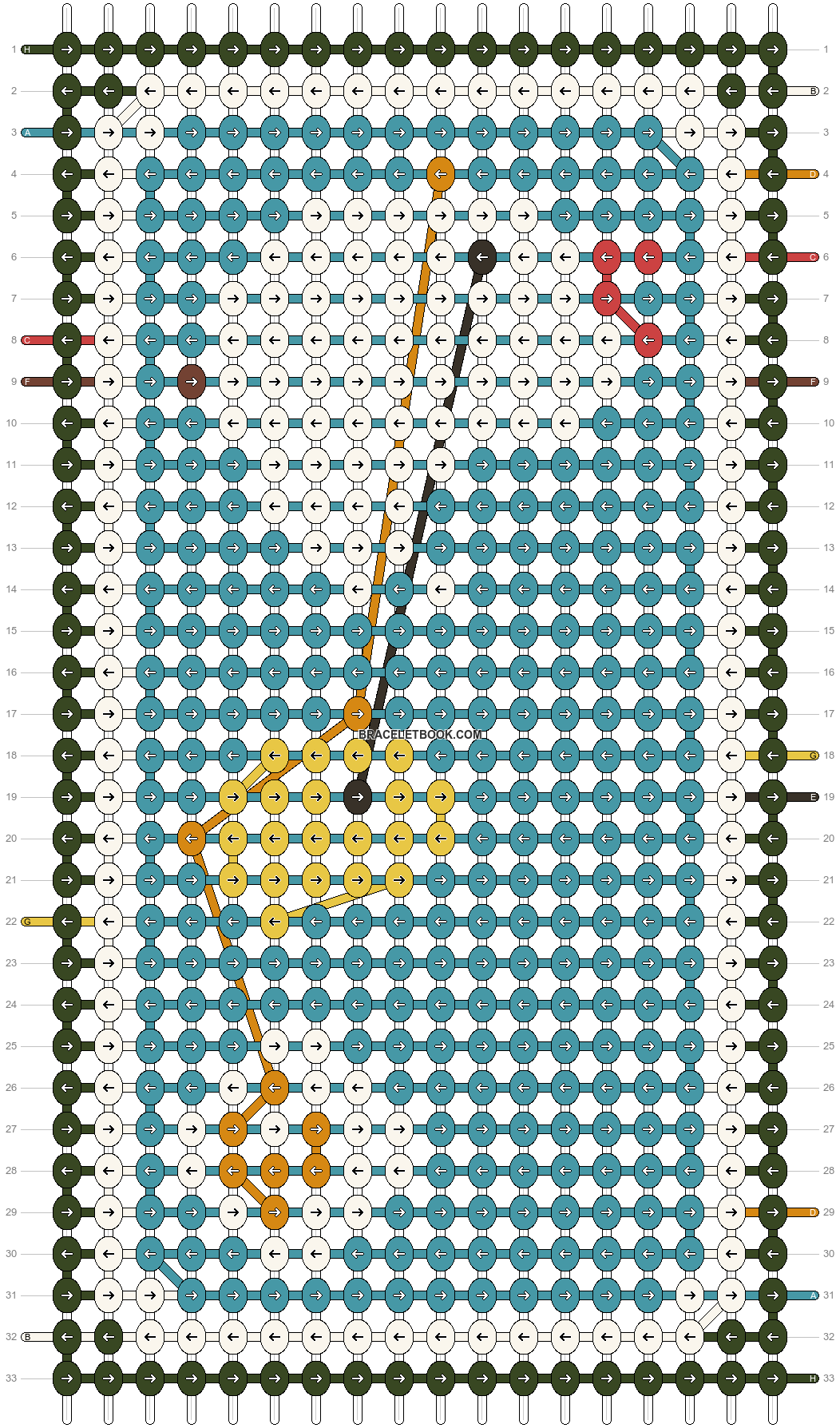 Alpha pattern 172170 braceletbook