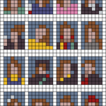 Alpha pattern #173418