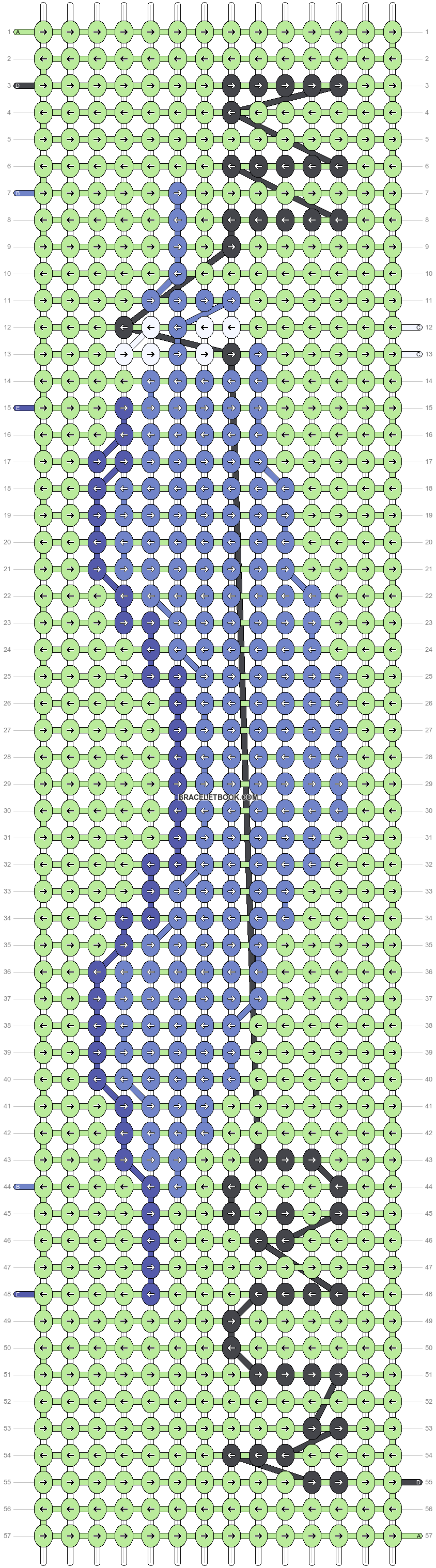 Alpha pattern #174001 pattern