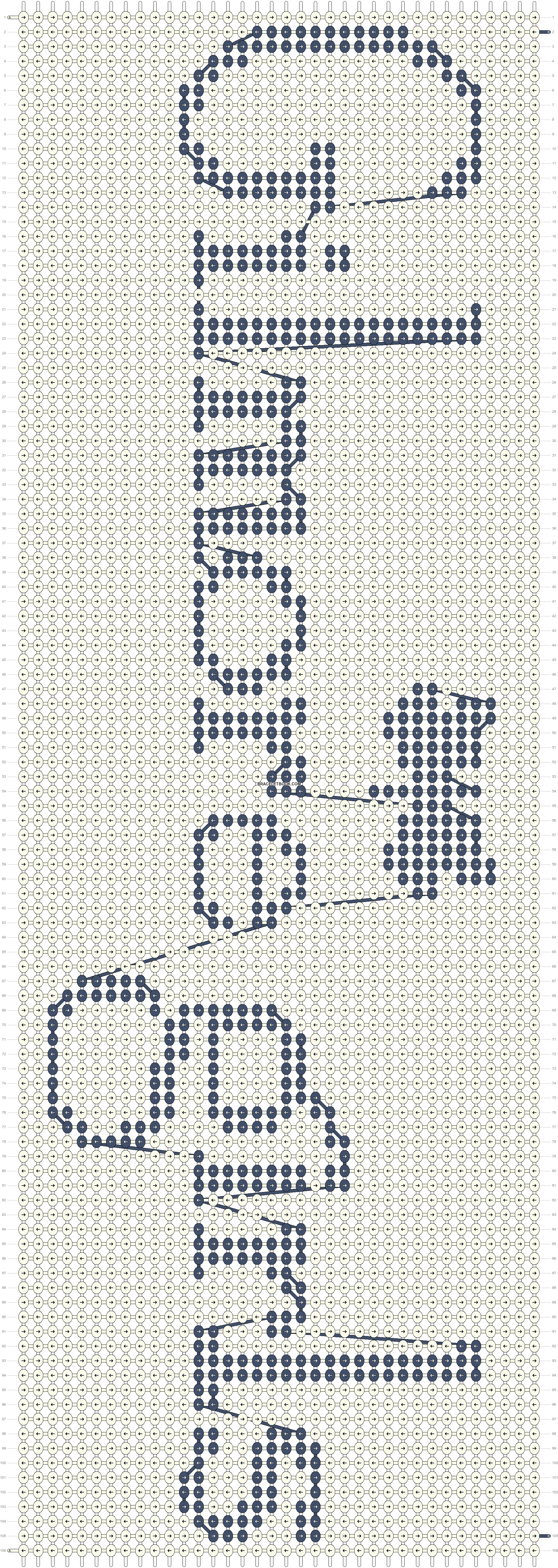 Alpha pattern #174623 | BraceletBook