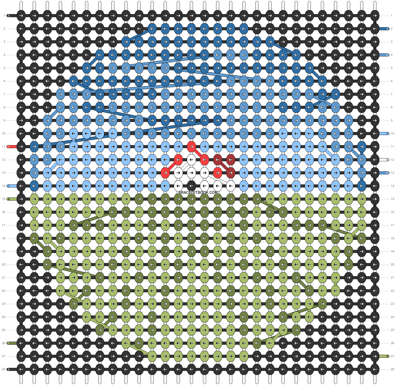 Alpha pattern #180401 pattern