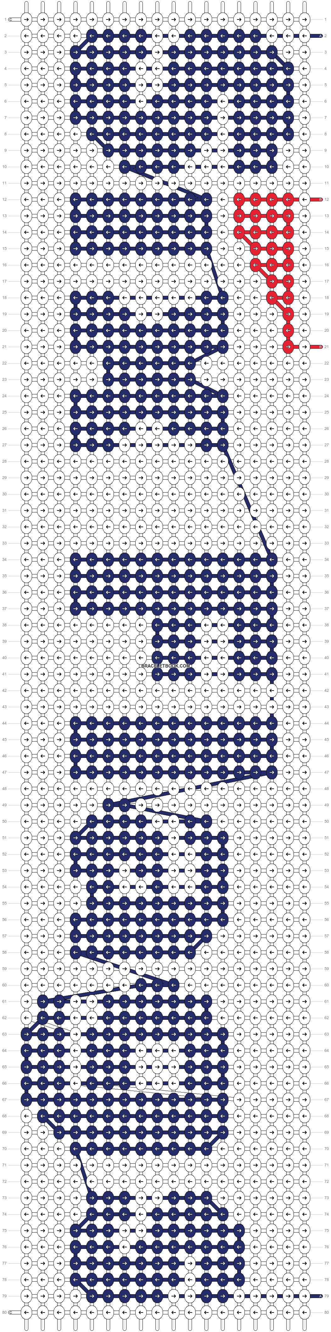 Alpha pattern #182838 pattern