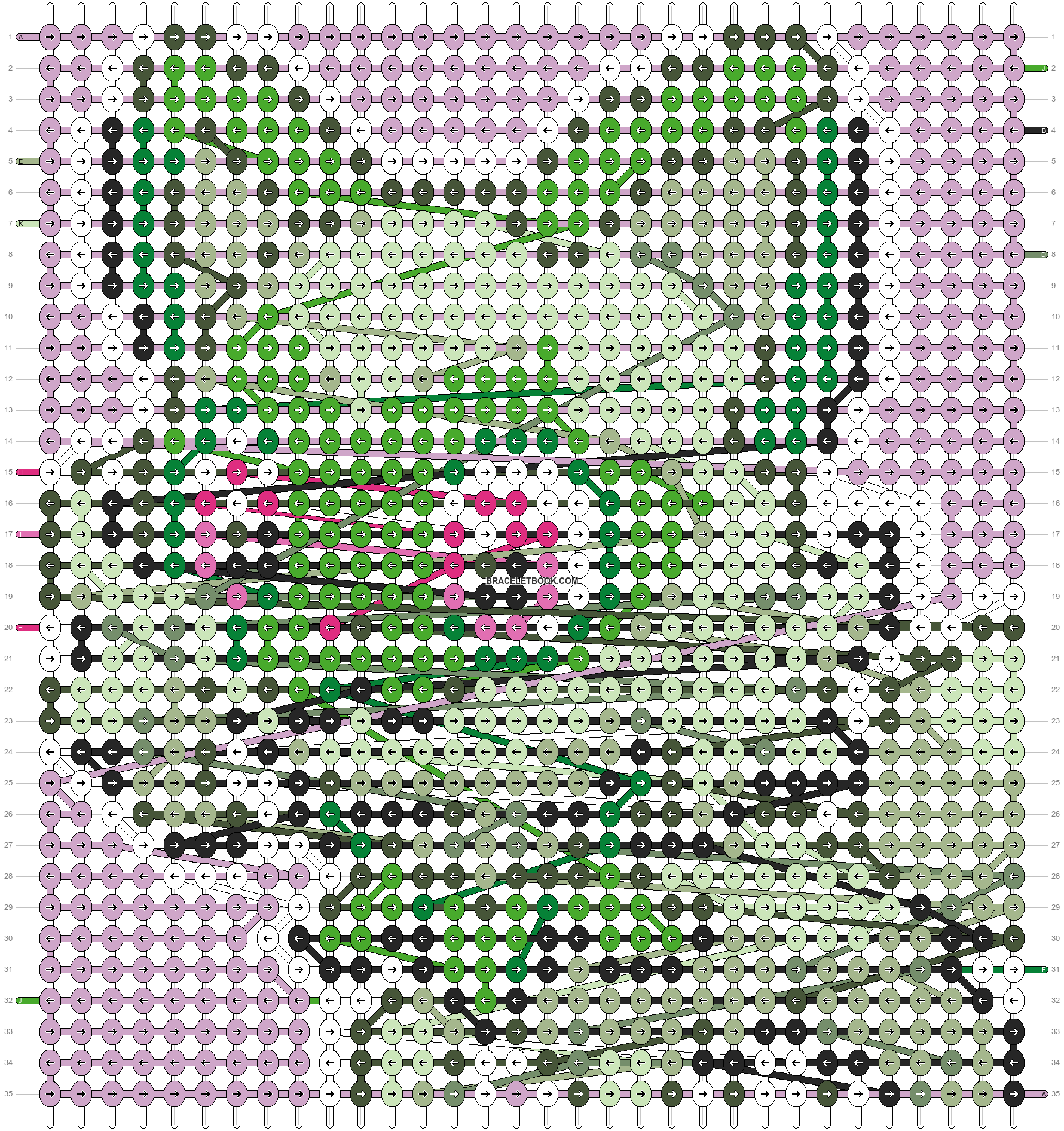 Alpha pattern #190052 pattern