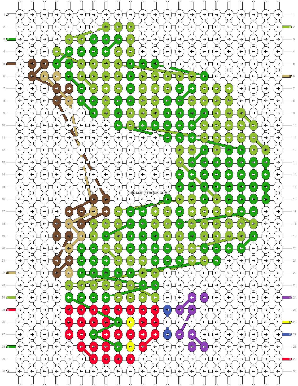 Alpha pattern #190109 pattern