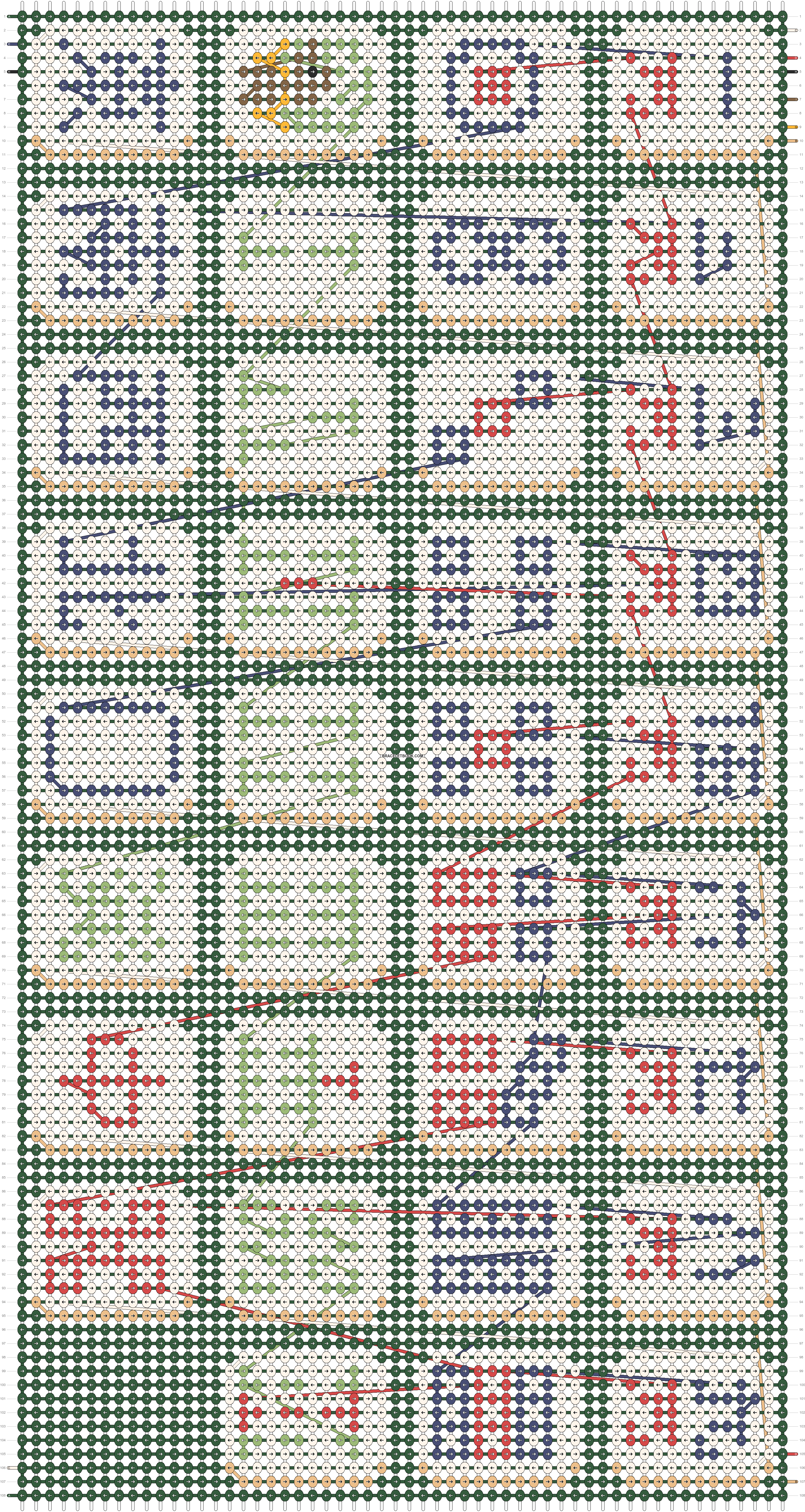 Alpha pattern #190413 pattern