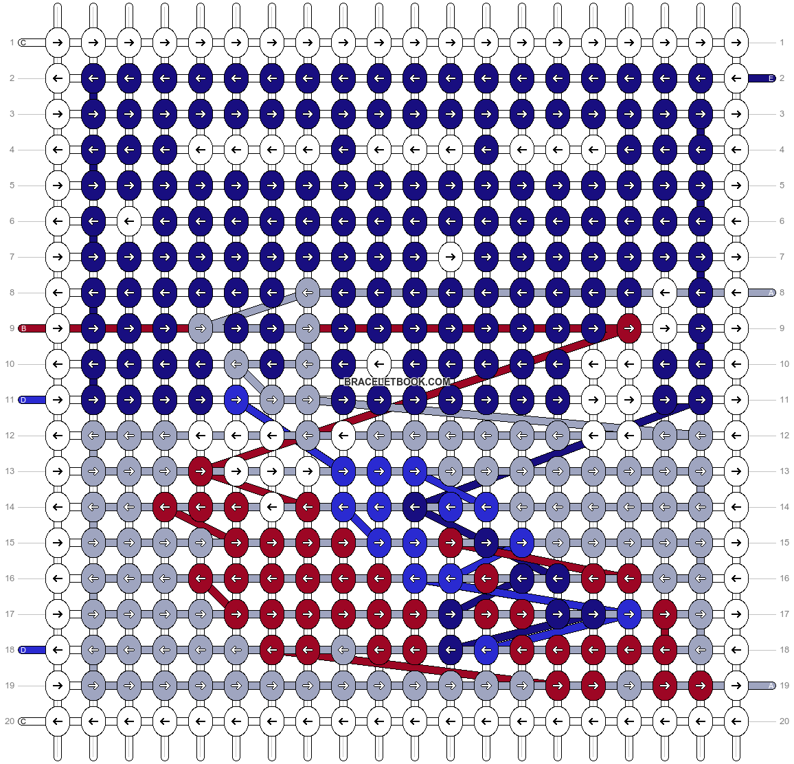 Alpha pattern #190420 pattern