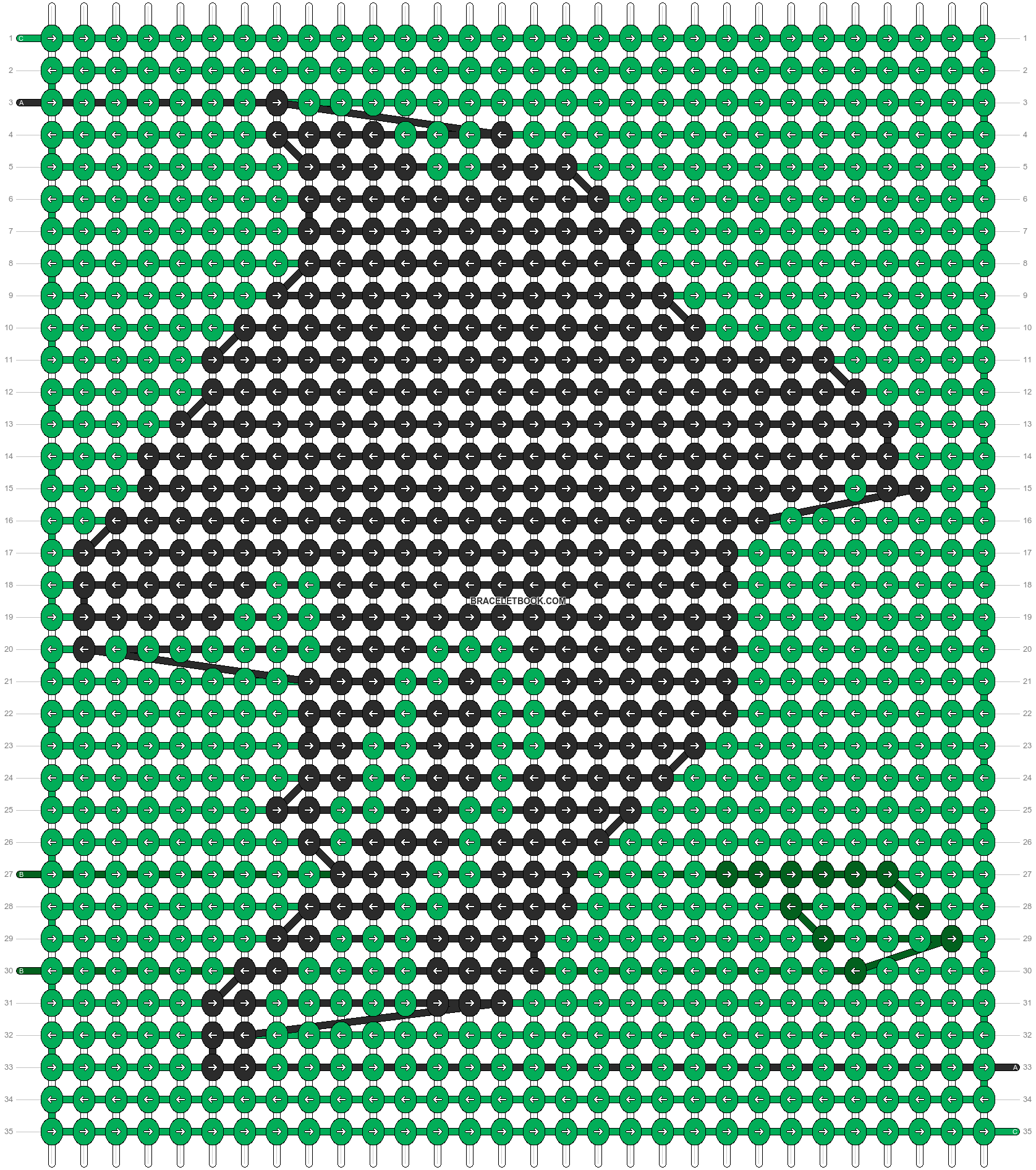 Alpha pattern #190428 pattern