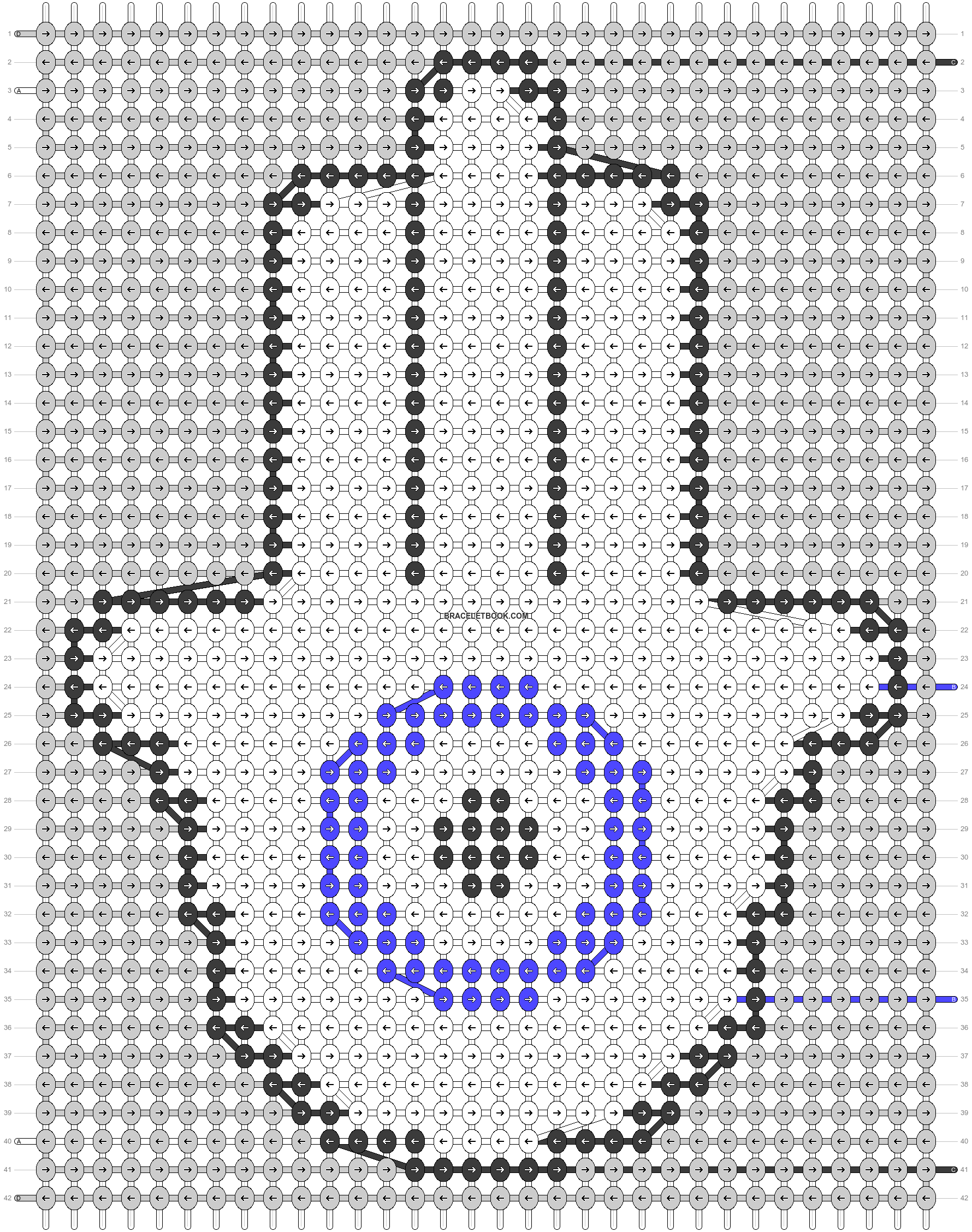 Alpha pattern #190702 pattern