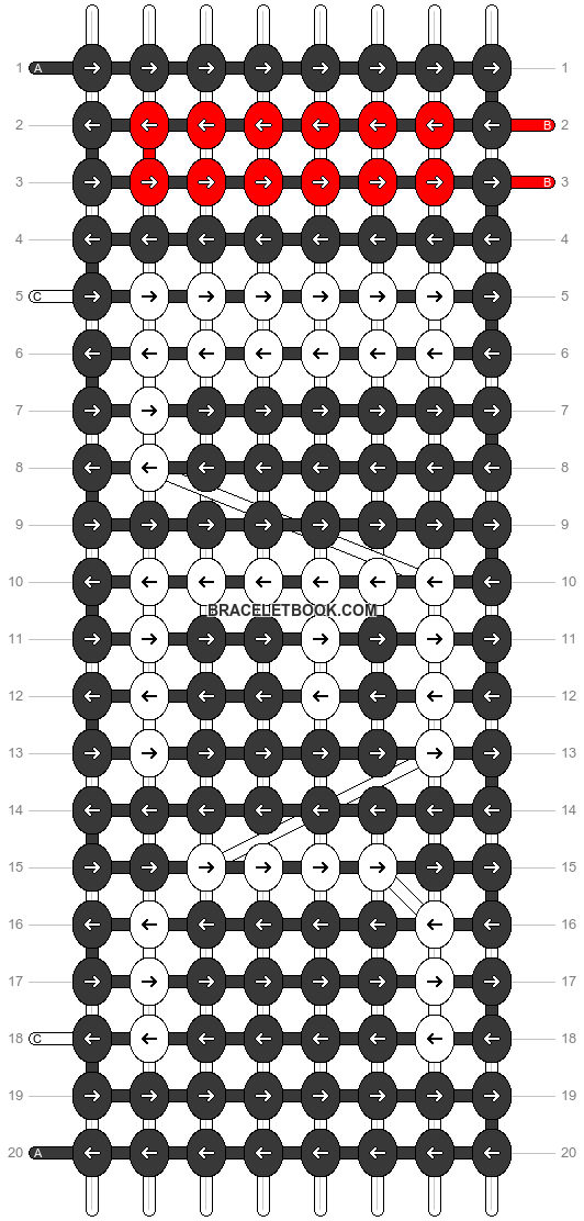 Alpha pattern #190710 pattern