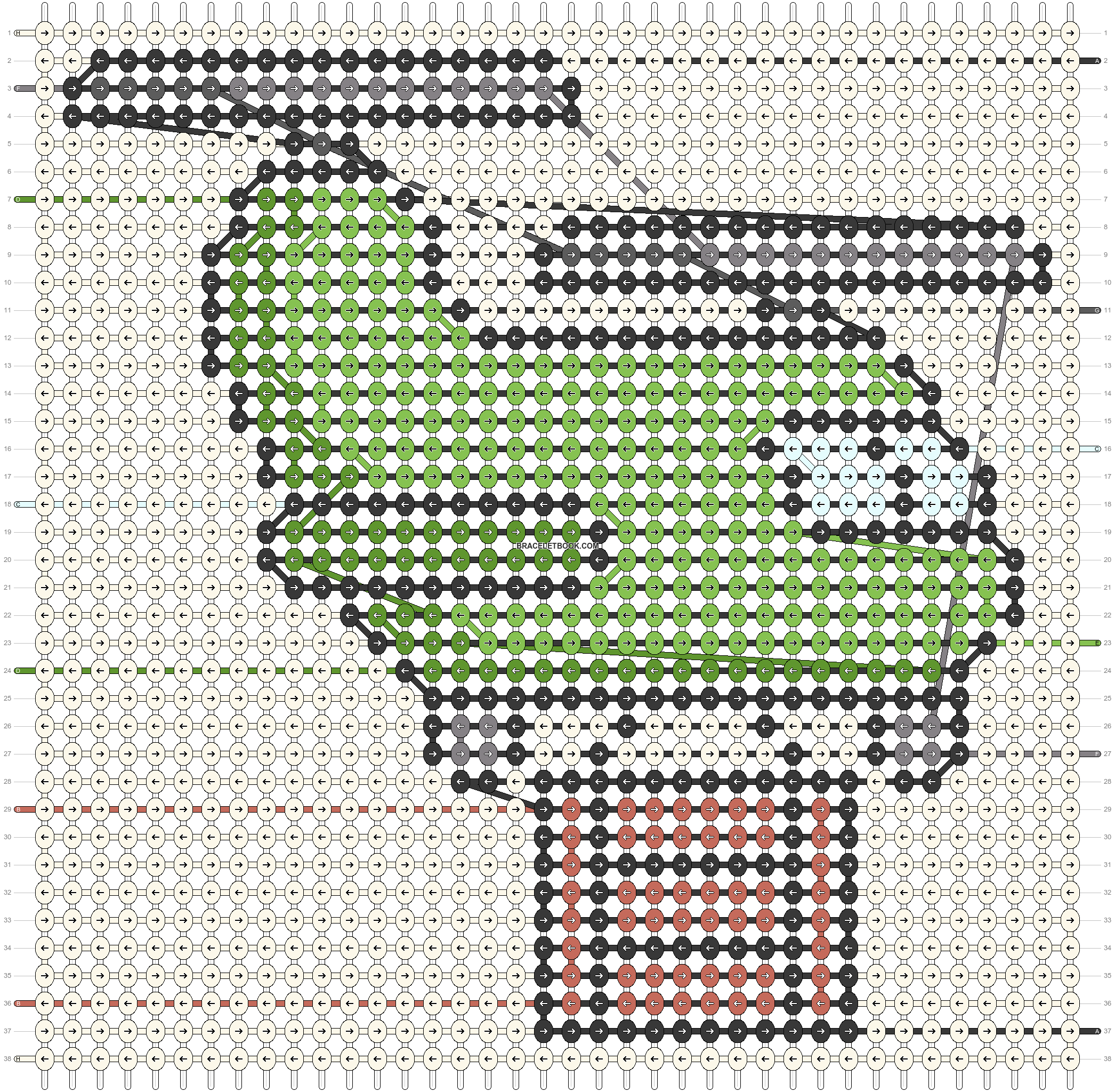 Alpha pattern #190715 pattern