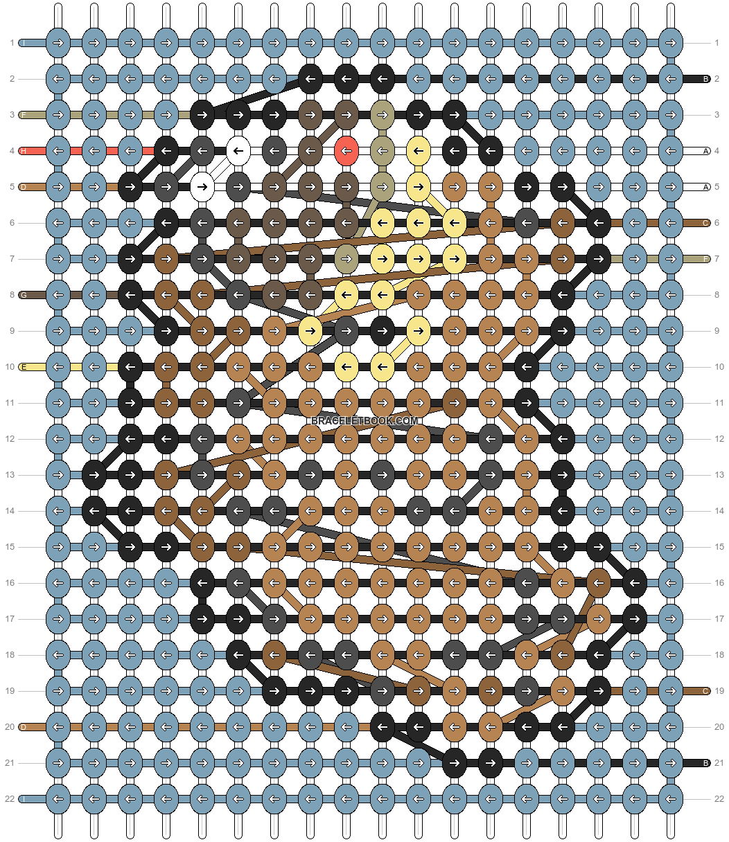 Alpha pattern #190800 pattern