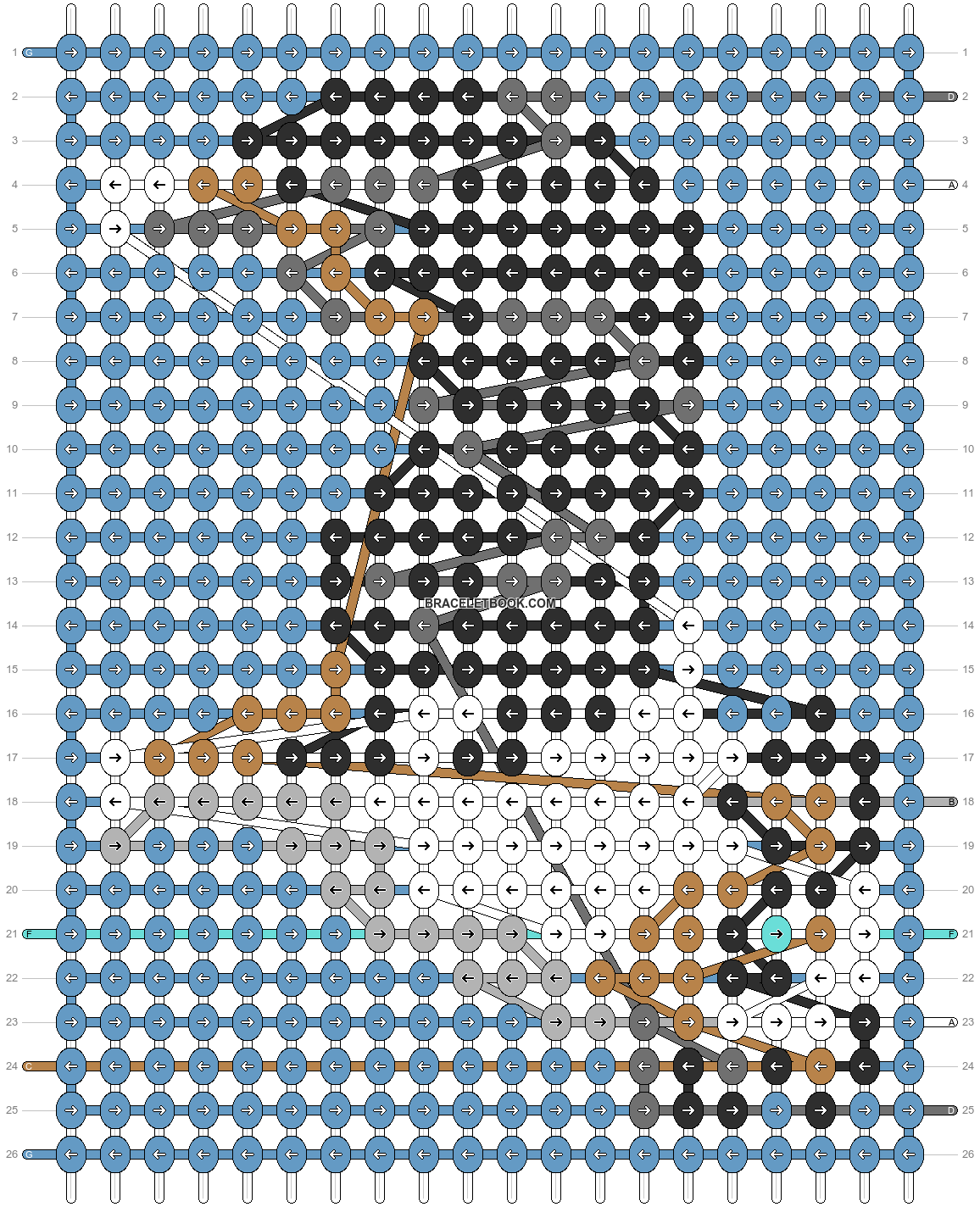 Alpha pattern #200054 pattern