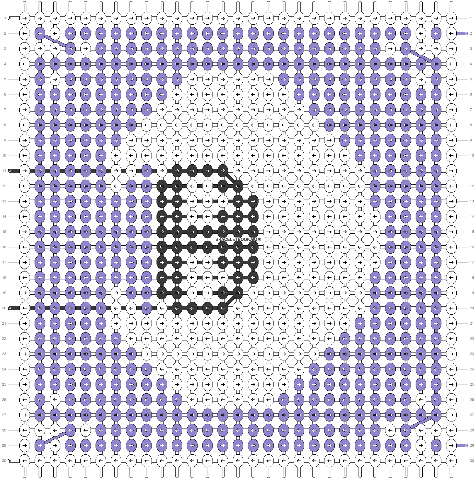 Alpha pattern #200125 pattern