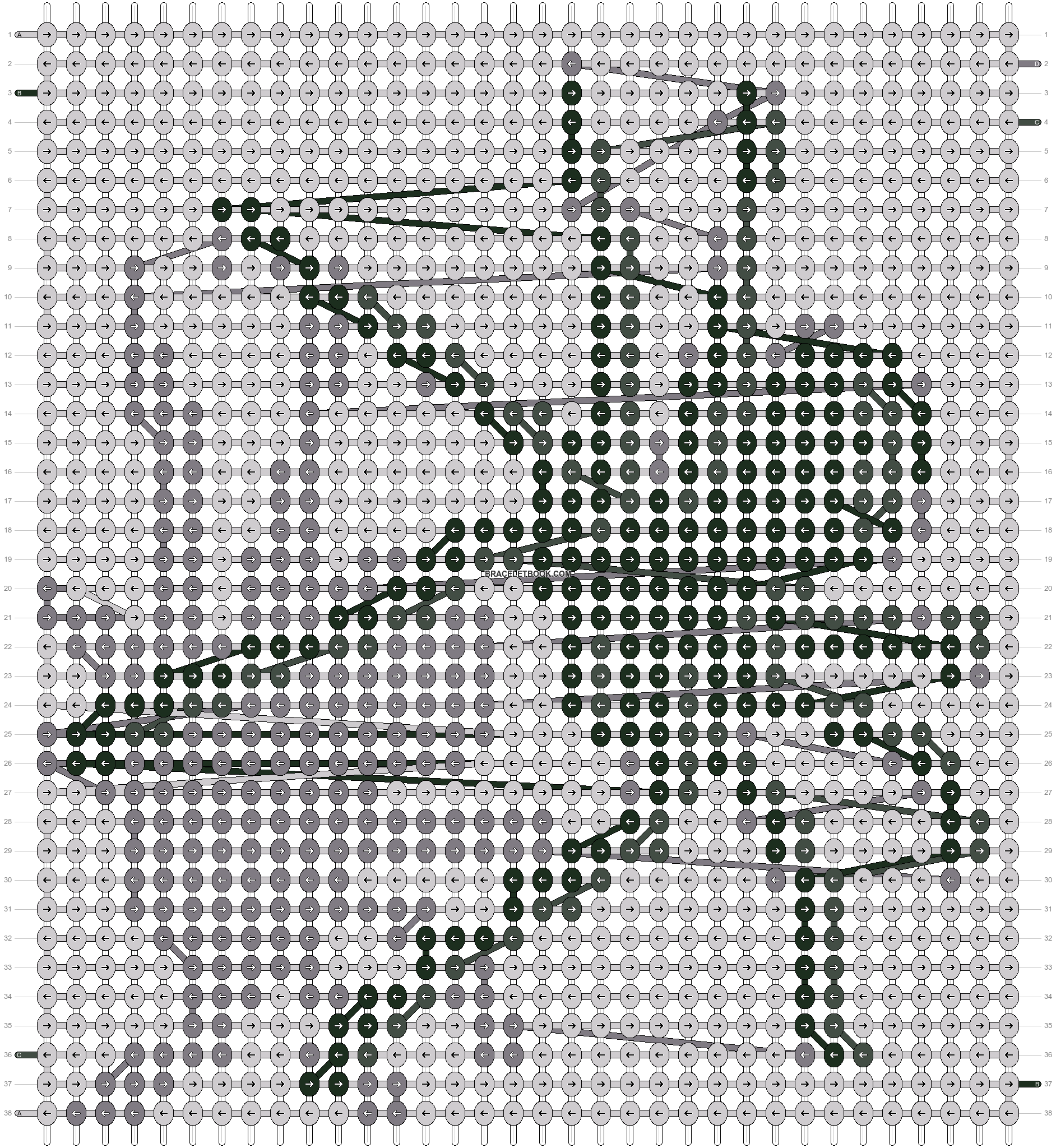 Alpha pattern #200136 pattern