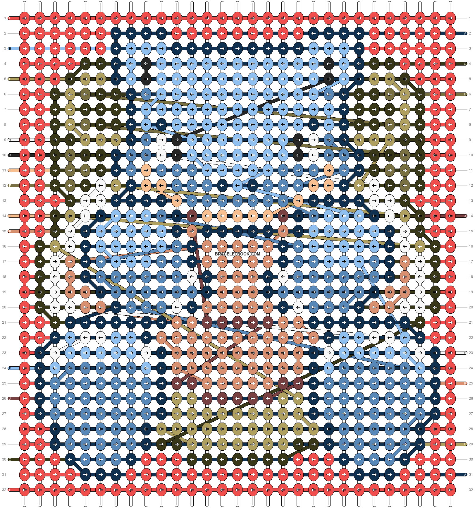 Alpha pattern #200810 pattern