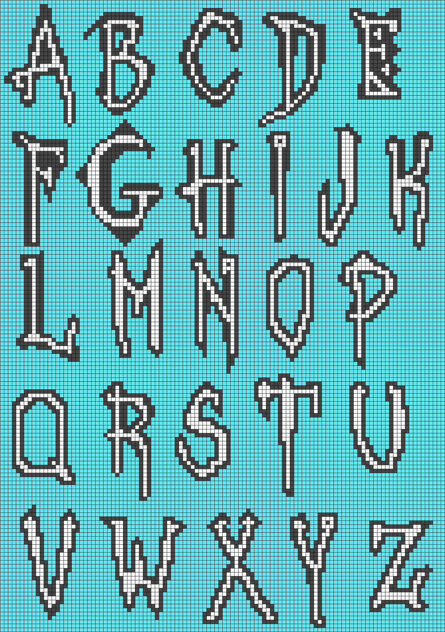 Alpha pattern #200825 preview