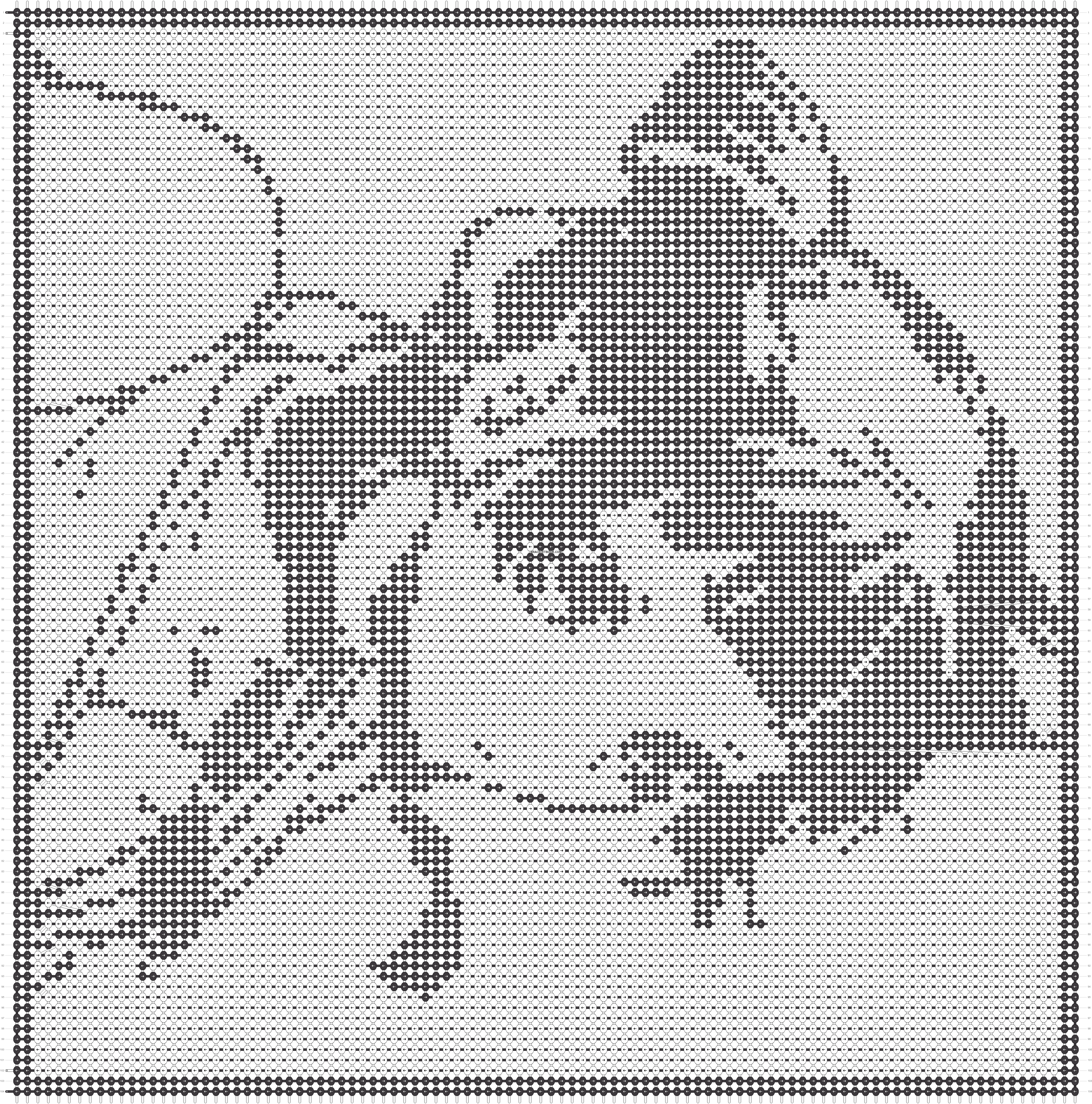 Alpha pattern #201225 pattern