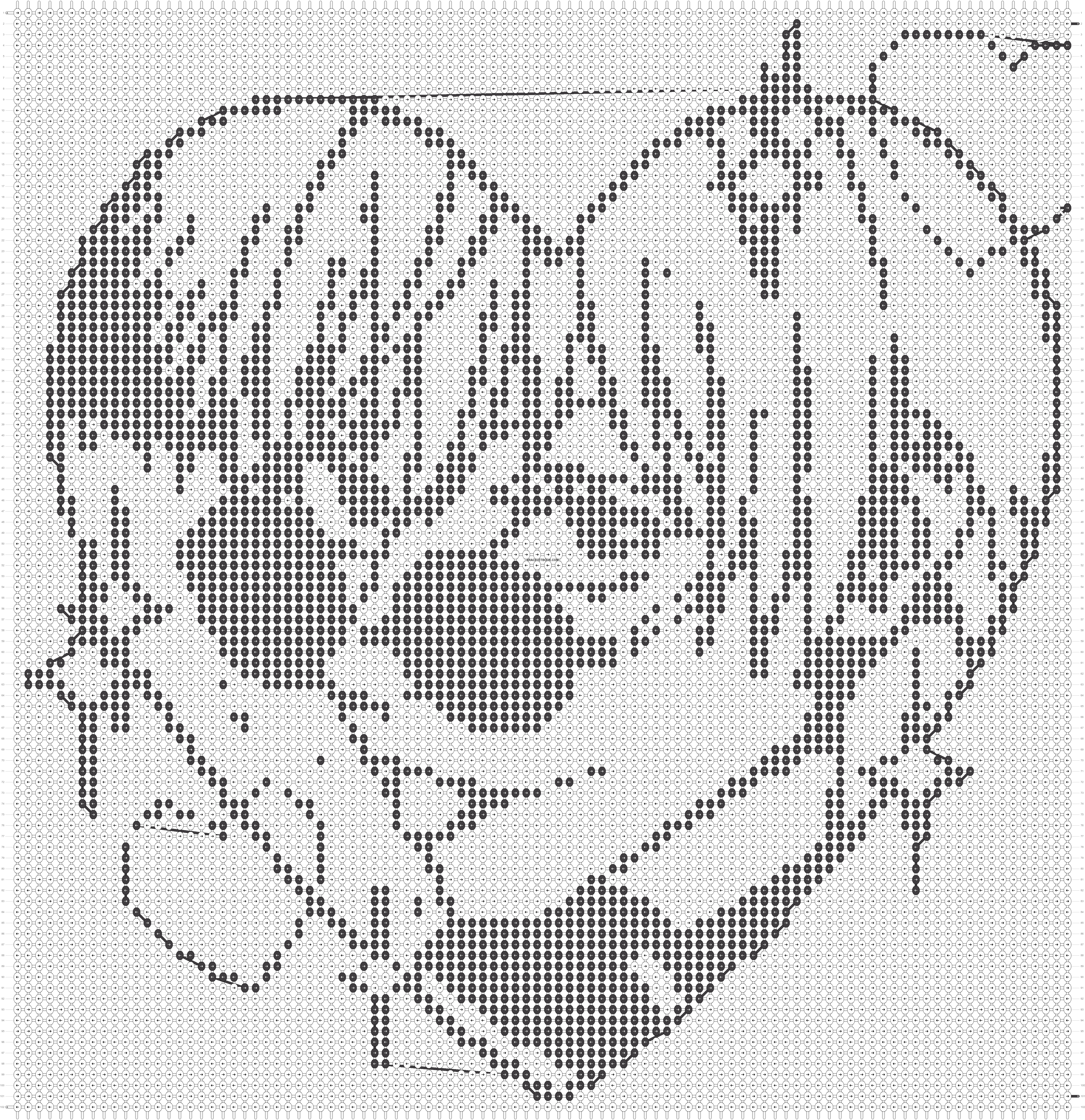 Alpha pattern #201284 pattern